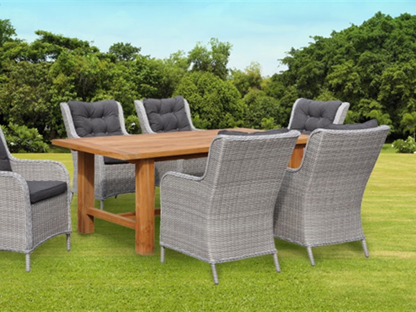 Monaco 7 Piece Dining Setting