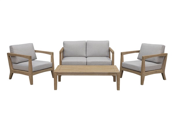 Aria 4 Piece Double Outdoor Lounge Setting