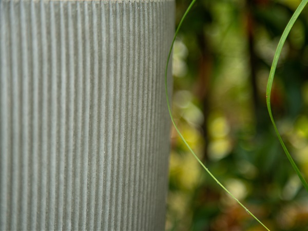 Vertical Stripe Tall Round Ficonstone Pot Set
