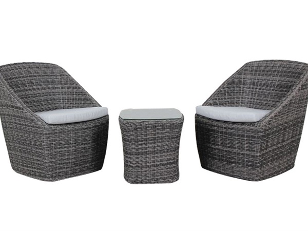 Rhodes 3 Piece Outdoor Patio Lounge Setting