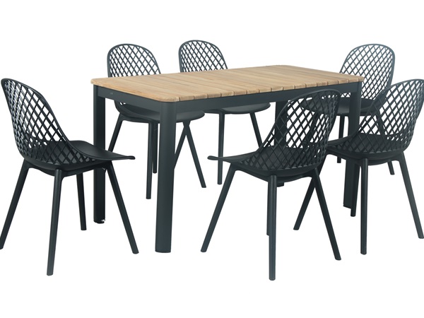 Seattle  7 Piece Outdoor Patio Dining Setting